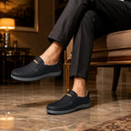 Premium Handcrafted Black Medicated Comfort Insole | Durable Shock Absorber Sole – Ultimate Daily Wear Comfort