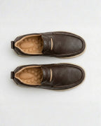 Premium Handcrafted Leather Dark Brown Medicated Comfort Insole | Durable Shock Absorber Sole – Ultimate Daily Wear Comfort