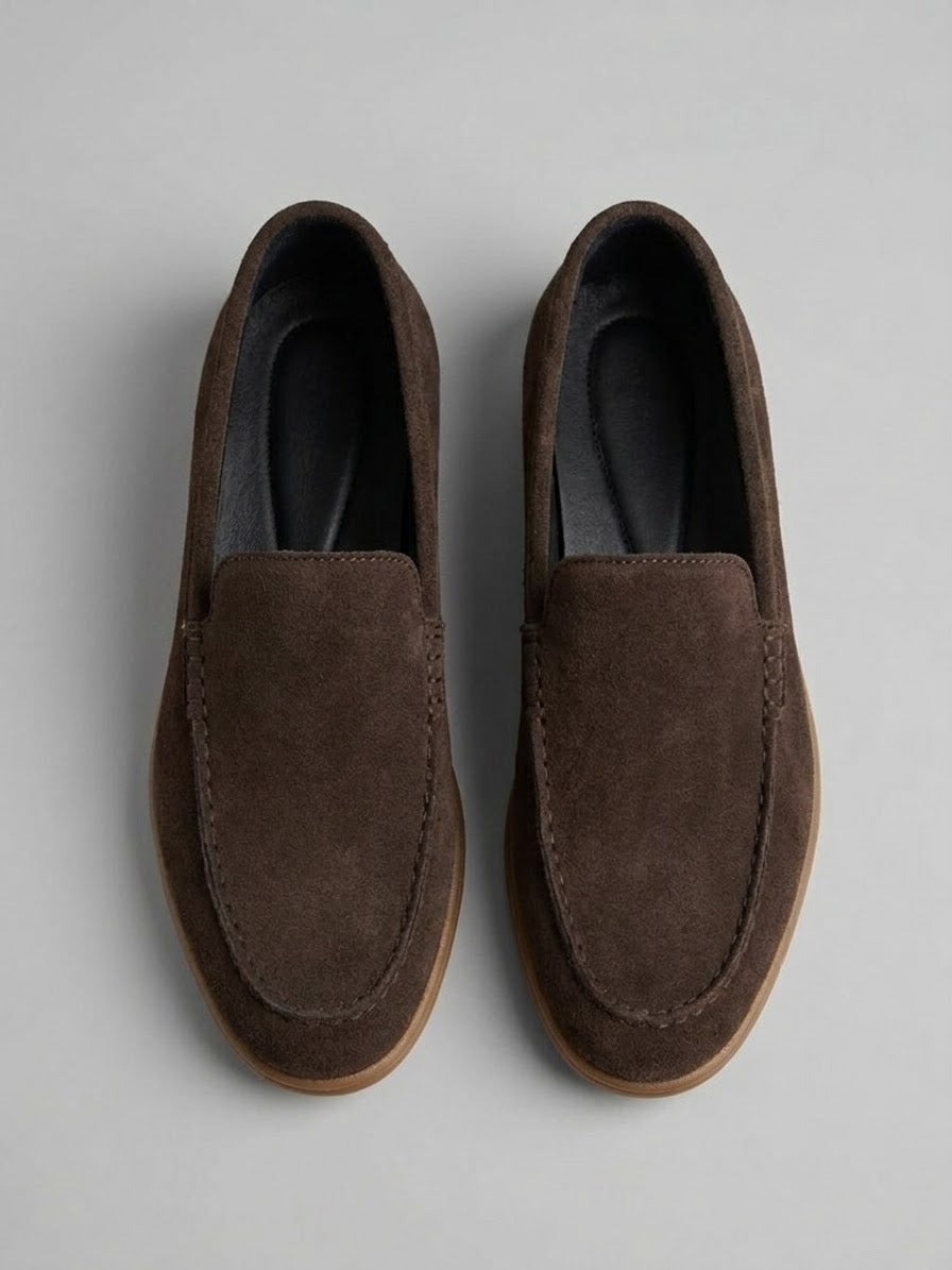 Signature Brown Suede Loafer - All-Day Comfort, Formal & Casual