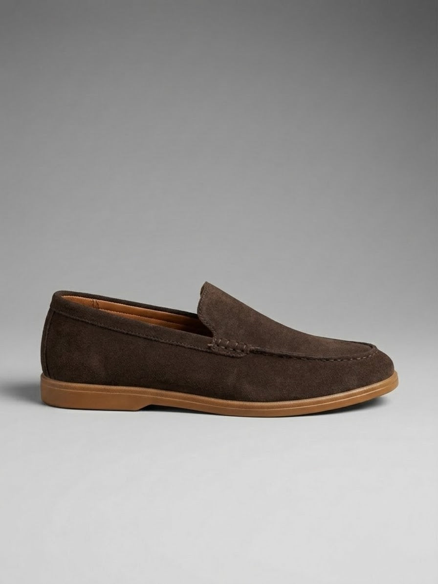 Signature Brown Suede Loafer - All-Day Comfort, Formal & Casual