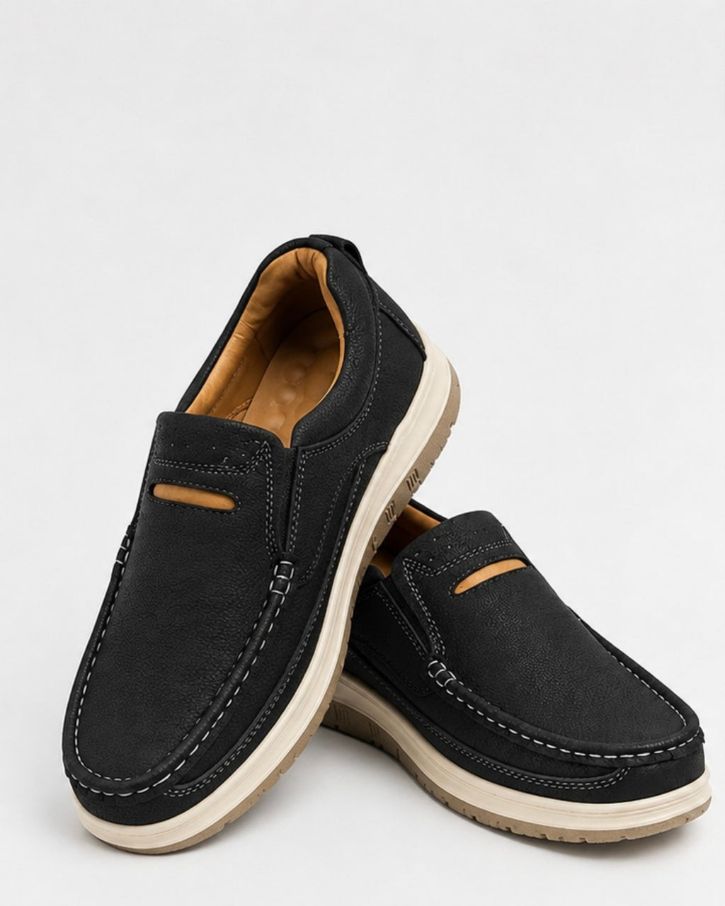 Premium Handcrafted Black Medicated Comfort Insole | Durable Shock Absorber Sole – Ultimate Daily Wear Comfort