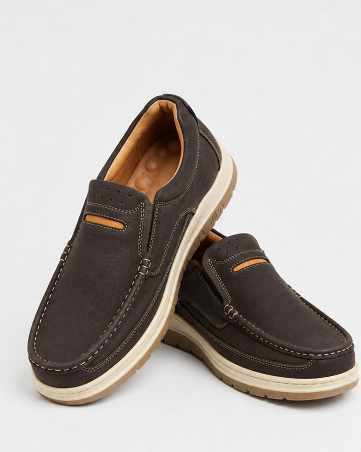 Premium Handcrafted Dark Brown Medicated Comfort Insole | Durable Shock Absorber Sole – Ultimate Daily Wear Comfort