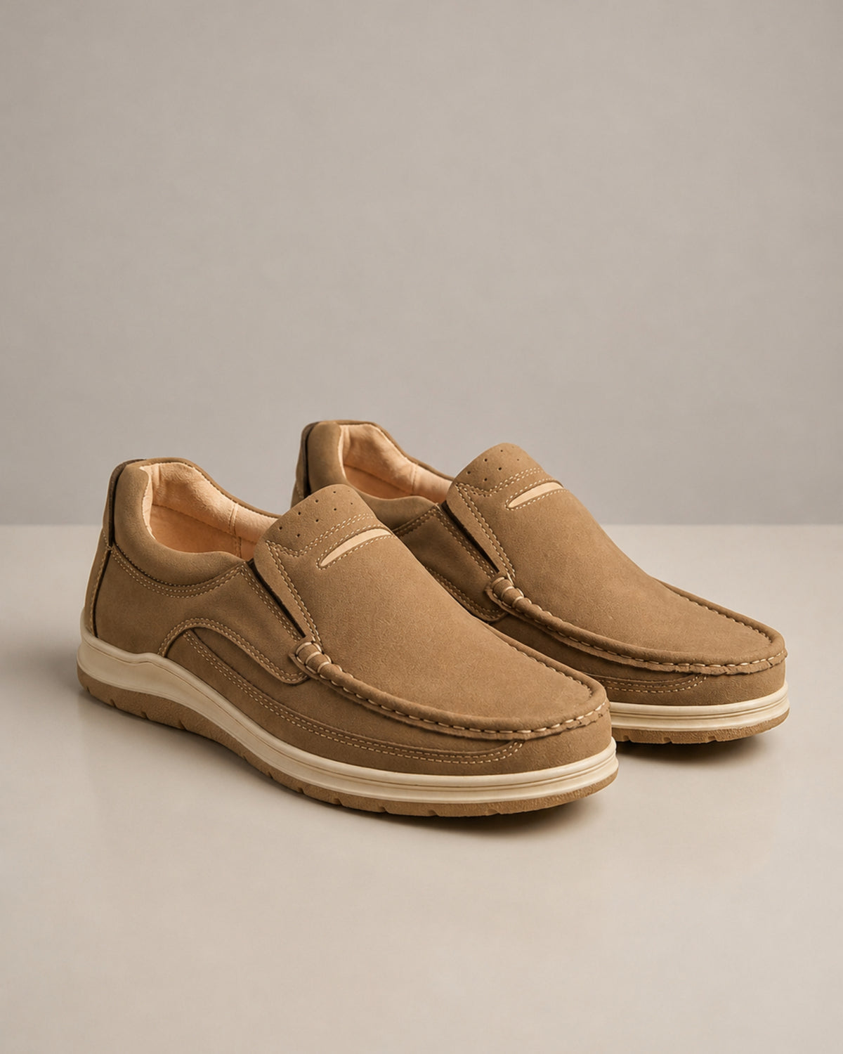 Premium Handcrafted Light Brown Medicated Comfort Insole | Durable Shock Absorber Sole – Ultimate Daily Wear Comfort