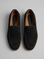 Signature Black Suede Loafer - All-Day Comfort, Formal & Casual