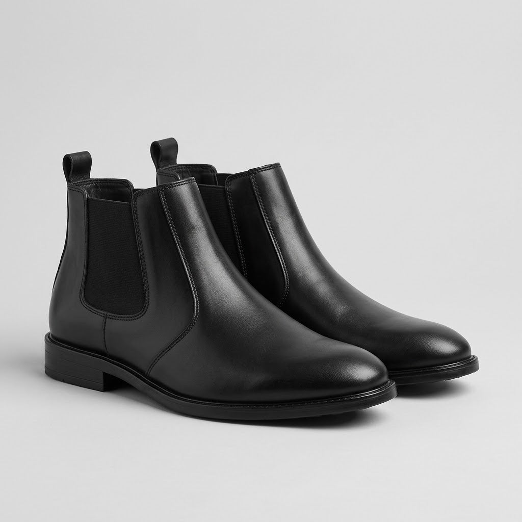 Premium Leather Chelsea Boots