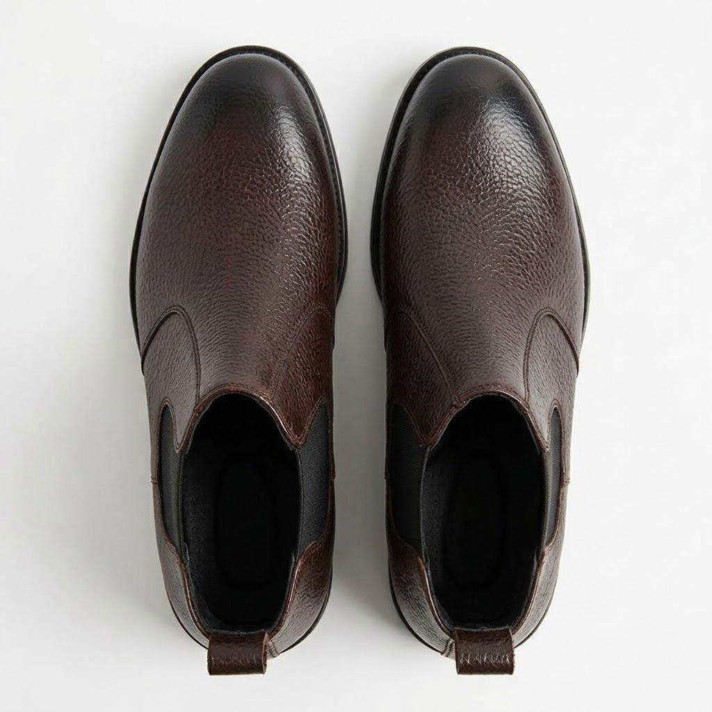 Premium Leather Chelsea Boots