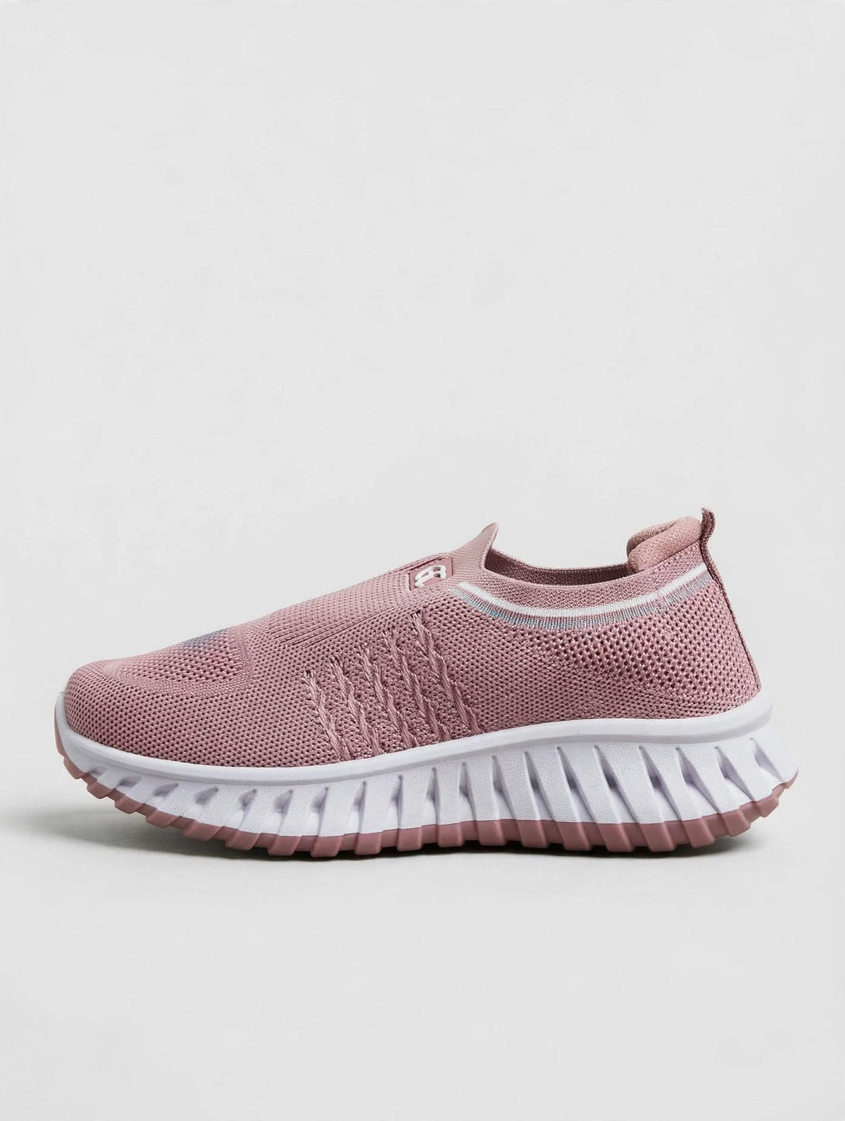 Women’s Knit Comfort Pink Slip-On Sneakers
